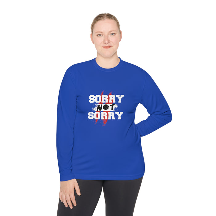 Funny Pickleball T-Shirt, Unisex Long Sleeve Tee - Sorry Not Sorry